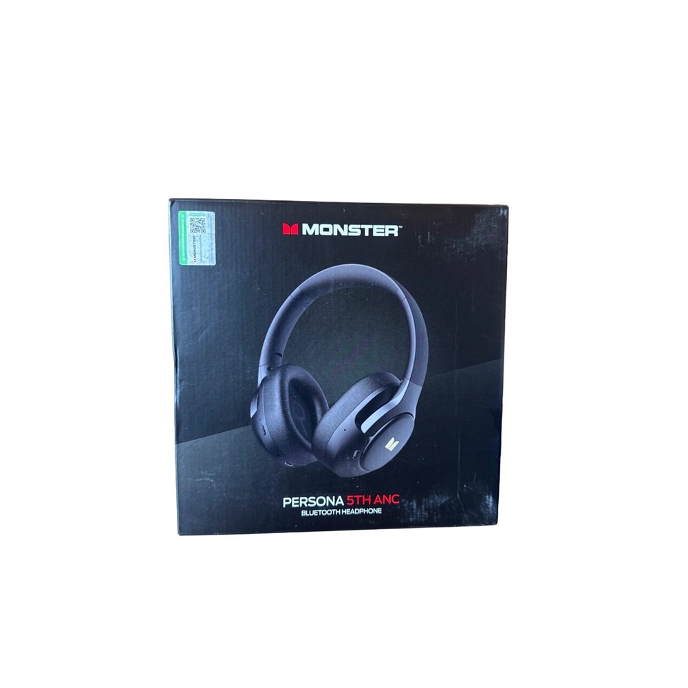 Monster Persona 5th ANC Bluetooth Headphones Noise Cancel Over-Ear NEW‎ w/Box